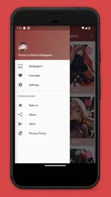 Victory Goddess Wallpaper HD android App screenshot 5
